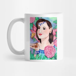 Fairy Of Peonies Mug